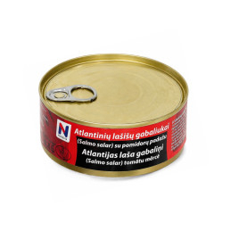 Atlantinių lašišų gabaliukai pomidorų padaže 230g