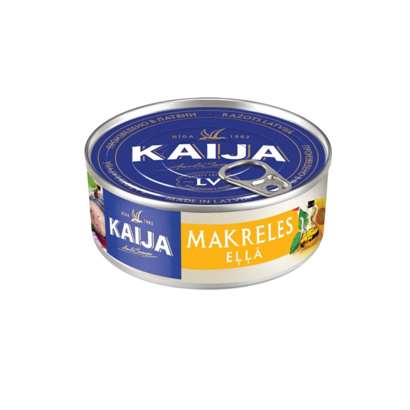 Konservuota skumbrė Kaija, 240g  aliejuje