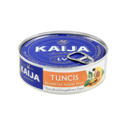 Tuno filė aliejuje Kaija blanširuota 240g
