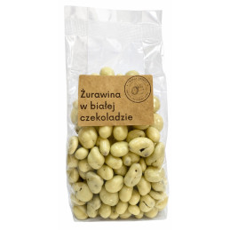 Spanguolės baltajame šokolade, 200g