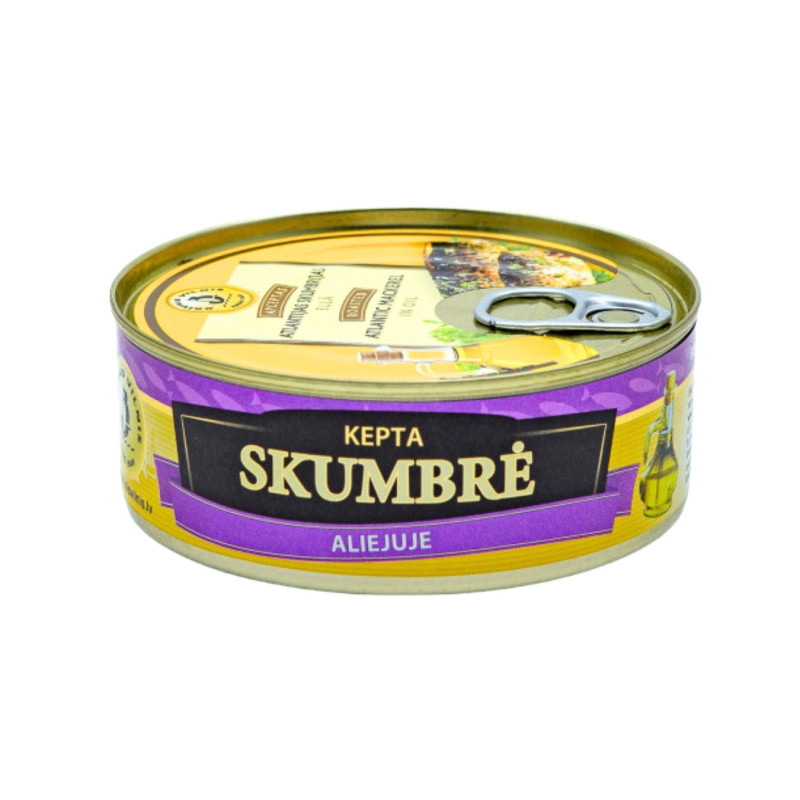 Kepta skumbrė Brivai Vilnis aliejuje 230g/161g