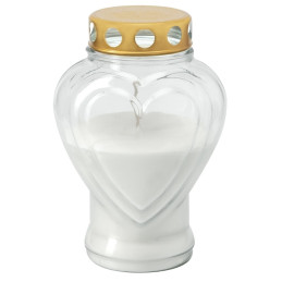 Žvakė Širdis SU-37 Esant palankioms oro sąlygoms dega iki 60 valandų