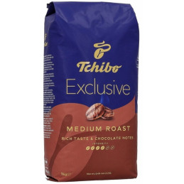 Kavos pupelės Tchibo Exclusive medium roast 1kg