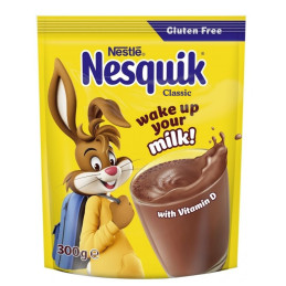 Tirpus kakavos gėrimas NESQUIK su vitaminais (maišelyje) 300g. Be glitimo