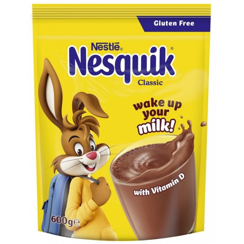 Tirpus kakavos gėrimas NESQUIK su vitaminais (maišelyje), 600g