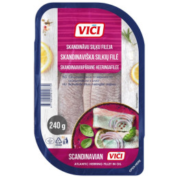 Skandinaviška silkių filė Viči, 240g