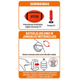 Kamuolys futbolo šviečiantis