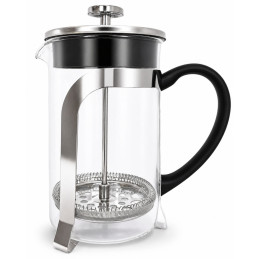 Stiklinis arbatinukas su nerūdijančio plieno nuspaudžiamu sieteliu 800ml