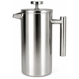 Nerūdijančio plieno arbatinukas su nuspaudžiamu sieteliu 800ml