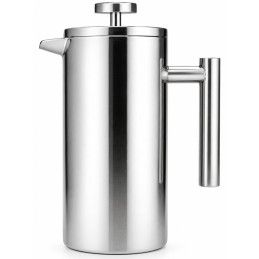 Nerūdijančio plieno arbatinukas su nuspaudžiamu sieteliu 1000ml