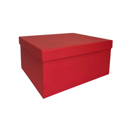 Popierinė dovanų dėžutė raudona 29,5 x 25 x 14, 1 vnt