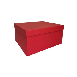 Popierinė dovanų dėžutė raudona  23,5 x 19 x 11, 1 vnt