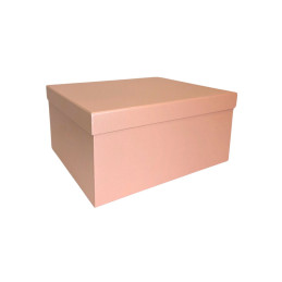Popierinė dovanų dėžutė rožinė 25,5 x 21 x 12 cm, 1 vnt