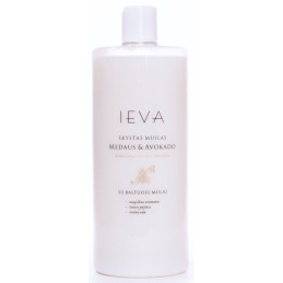Skystas muilas Ieva 1000 ml medaus ir avokado