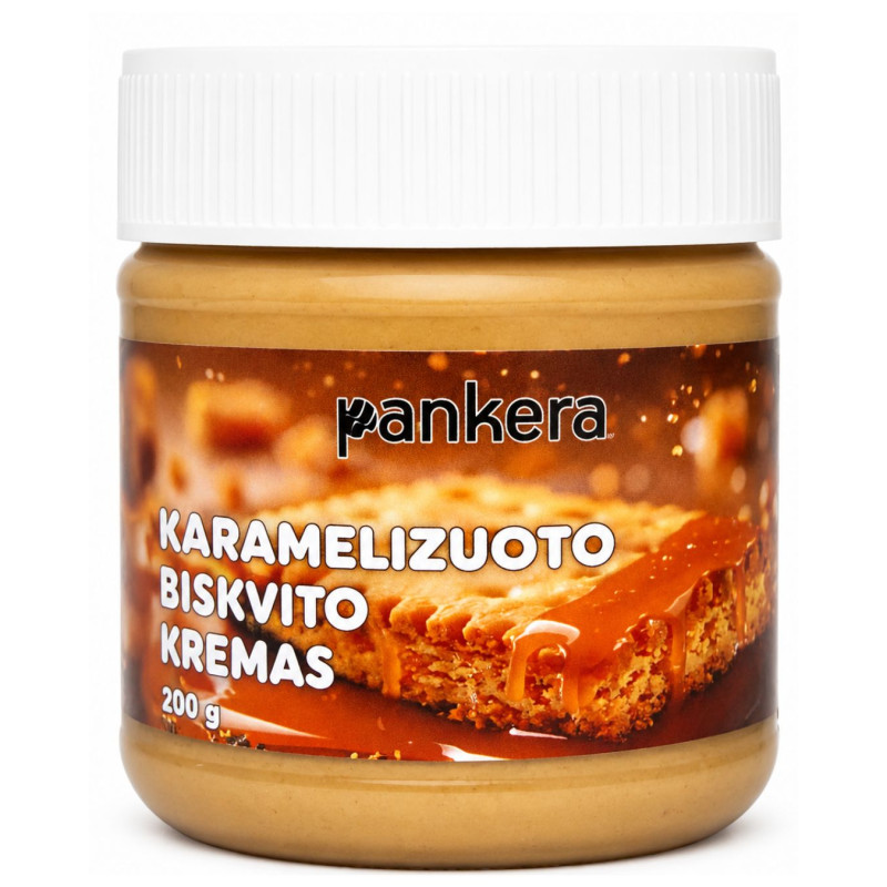 Karamelizuoto biskvito kremas Pankera, 200g
