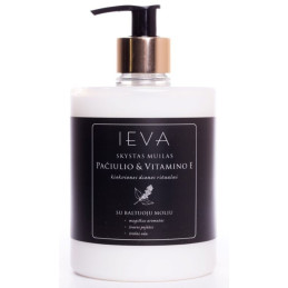 Skystas muilas su dozatoriumi Ieva 500ml Pačiulio ir vitamino E