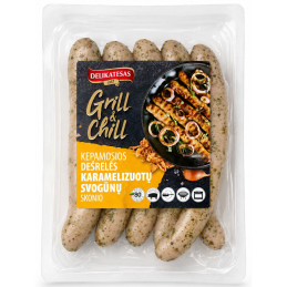 Grill & Chill  kepamosios dešrelės karamelizuotų svogūnų skonio /Delikatesas