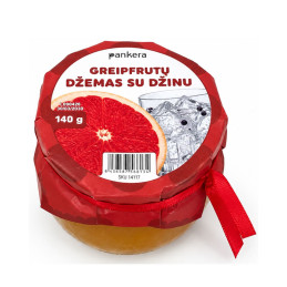 Greipfrutų džemas su džinu 140g