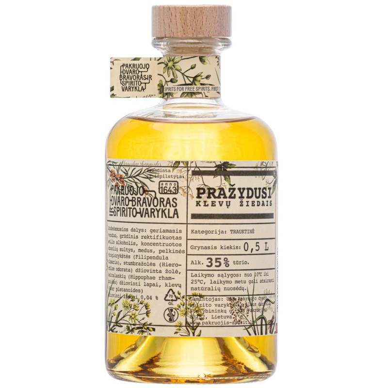 Trauktinė Pakruojo dvaro Pražydusi klevų žiedais (35%), 500 ml