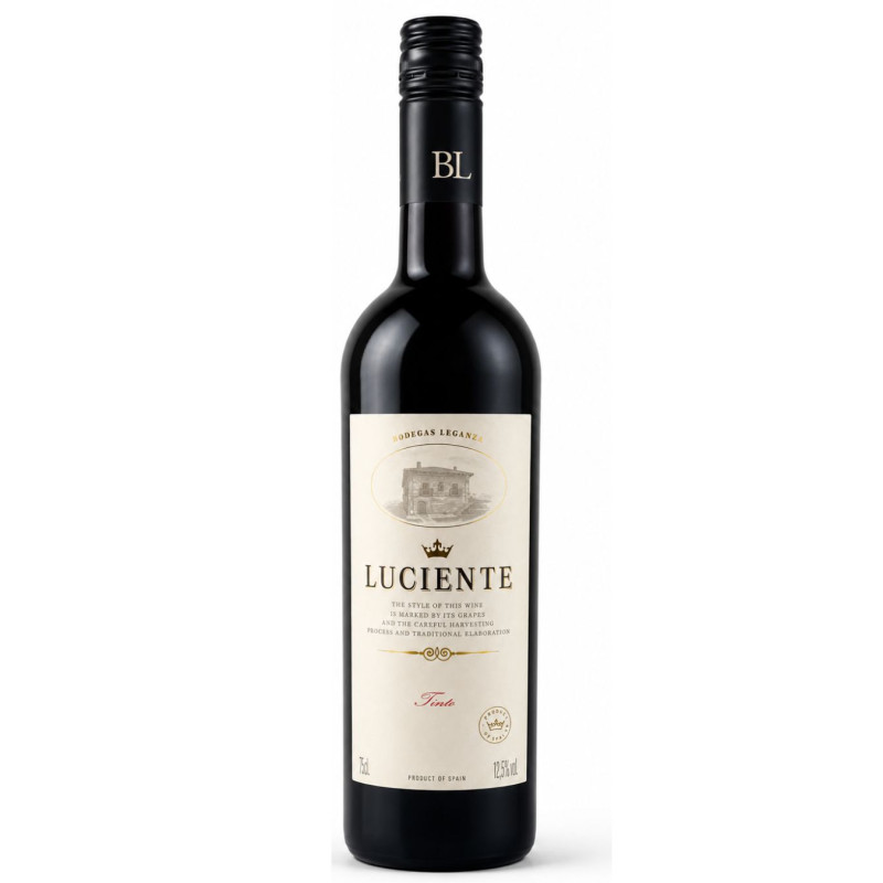 Raudonasis Luciente Semi Sweet Tinto (12.5%), 750 ml pusiau saldus vynas