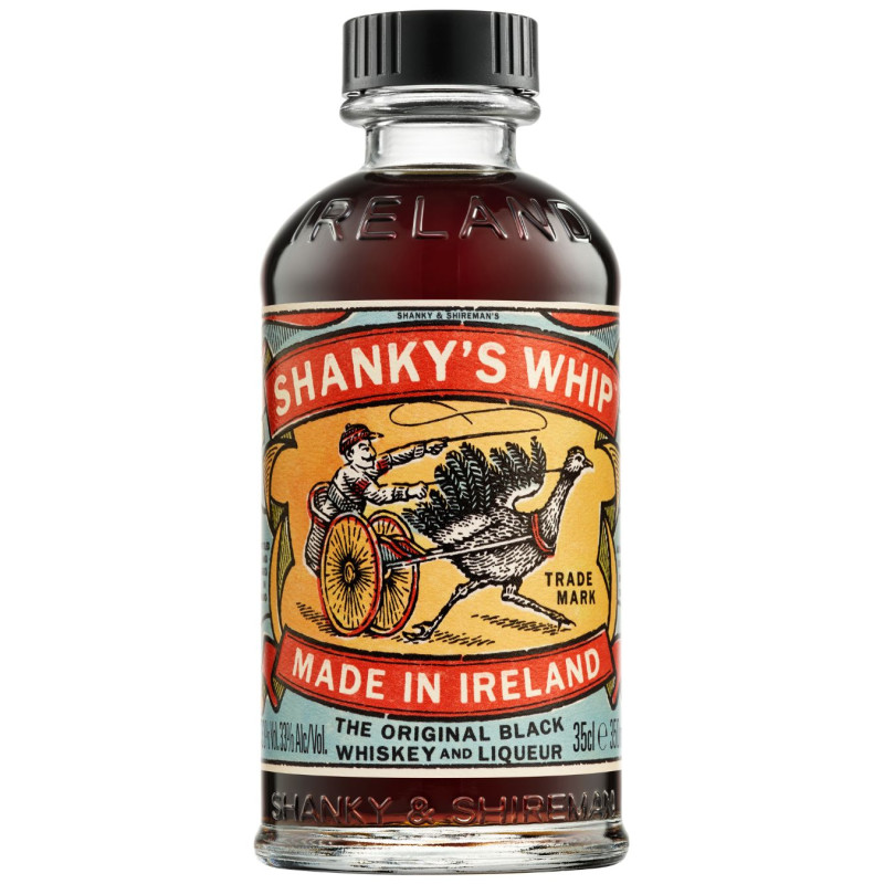 Spiritinis gėrimas Shanky's Whip Black Irish whiskey (33%), 350 ml