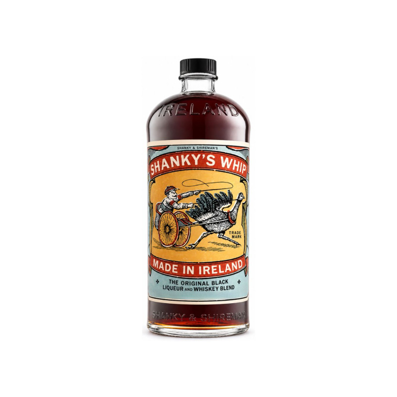 Spiritinis gėrimas Shanky's Whip Black Irish whiskey (33%), 50ml