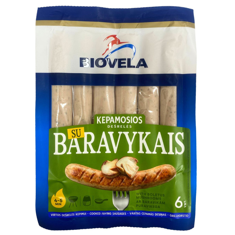 Virtos kepamosios dešrelės su baravykais, 270g