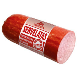 Karštai rūkytas Kokybė servelatas,400g