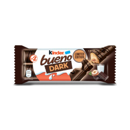Vaflinis batonėlis Kinder Bueno dark, 43g