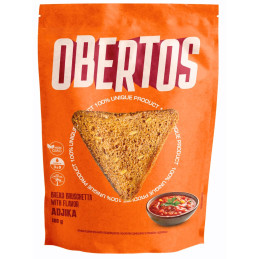 Duonos brusketa Obertos su adžikos skoniu, 100g