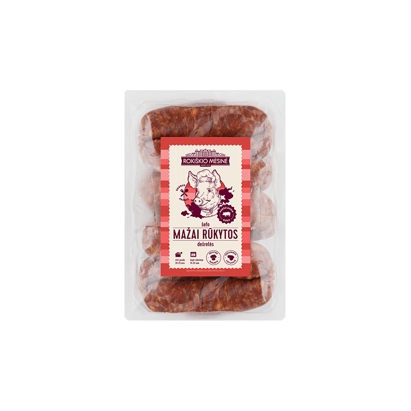 ŠEFO MAŽAI RŪKYTOS dešrelės 550g