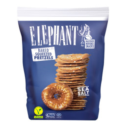 Traškūs krekeriai su druska Elephant, 80g
