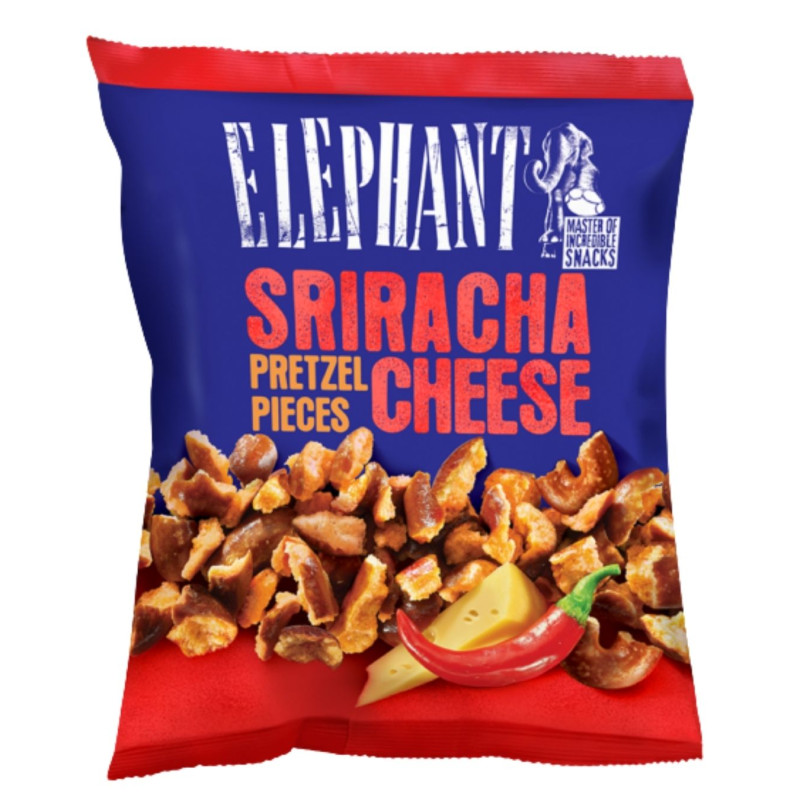 Sirača ir sūrio skonio užkandis Elephant, 125g