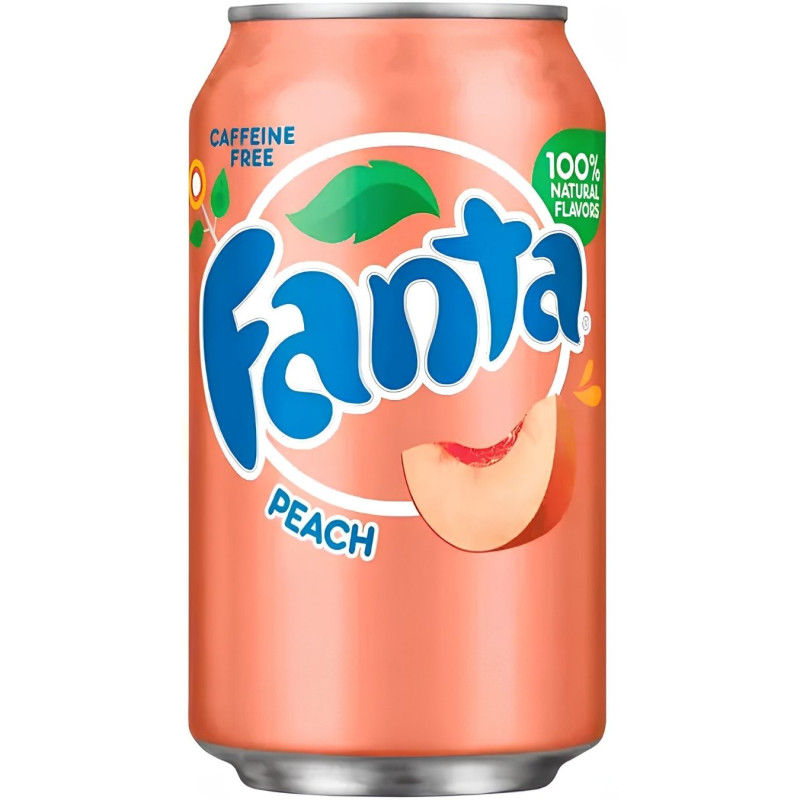 Gazuotas gaivusis gėrimas Fanta  Peach, 355ml