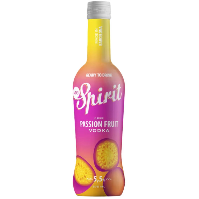 Gazuotas alkoholinis kokteilis MG Spirit Passion Fruit (5,5%), 275 ml