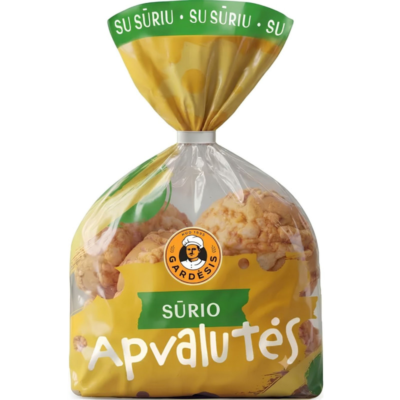 Gardėsio bandelės su sūriu Apvalutės, 200g