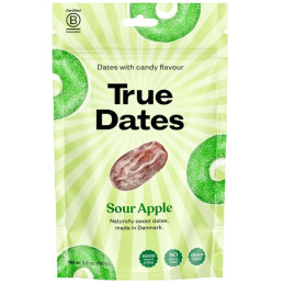 Datulės True Dates obuolių skonio, rūgščios 100g