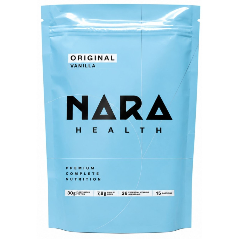 Vanilės skonio sauso maisto mišinys NARA Health, 1500 g