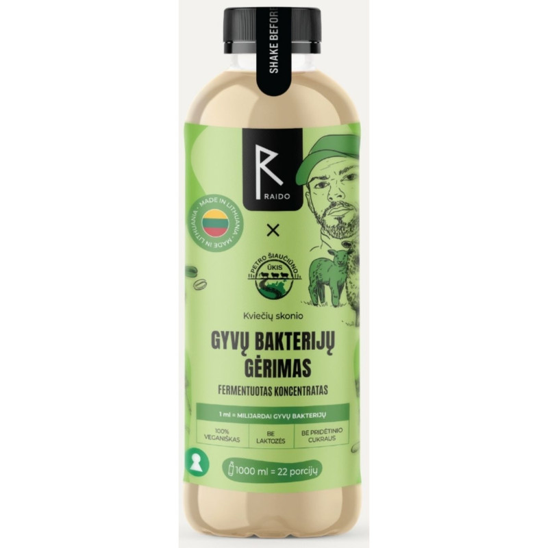 Fermentuotas ūkininko PETRO kviečių skonio gėrimas 1000ml