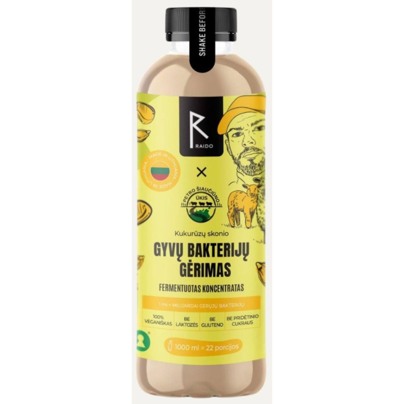 Fermentuotas ūkininko PETRO kukurūzų skonio gėrimas 1000ml