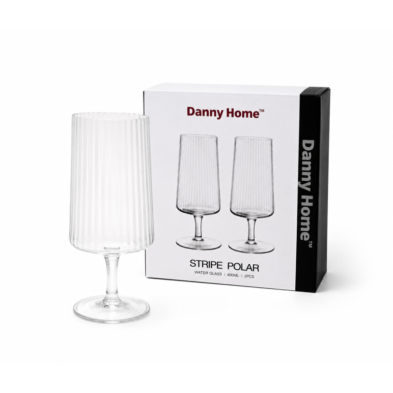 Stiklo taurės 2vnt 400ml DANNY HOME