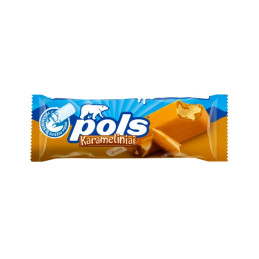 Karameliniai ledai Pols su karamelės skonio glaistu, 120ml / 75g