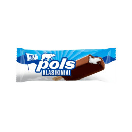 Ledai Pols Klasikiniai glaistyti vaniliniai grietininiai, 120ml