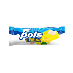 Citrininiai ledai Pols su citrinų skonio glaistu, 120ml / 75g