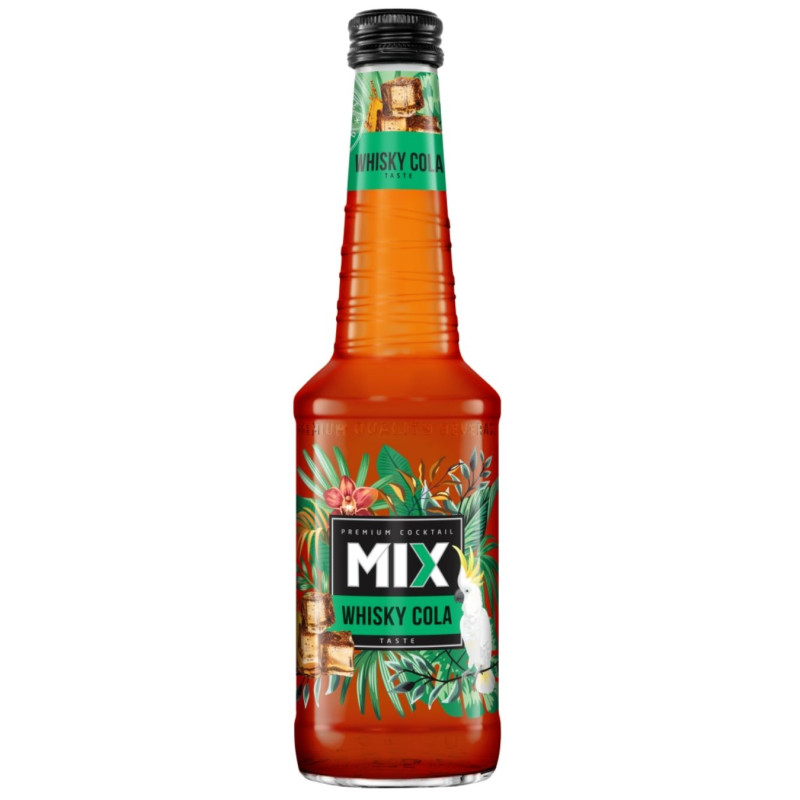 Gazuotas alkoholinis kokteilis Mix Whisky & Cola (4%), 330 ml