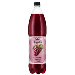 Vynuogių skonio gazuotas gaivusis gėrimas Selita Klasika Raudonoji vynuogė, 1.5l