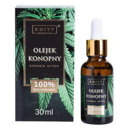 Kanapių aliejus veidui EDITT 30 ml