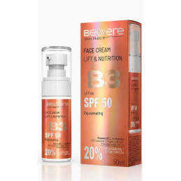 Jauninantis veido kremas BELVERE B3 SPF50 50 ml