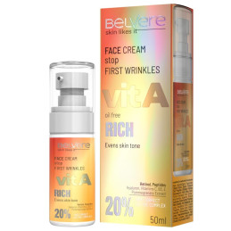 Atkuriamasis veido kremas BELVERE vitA RICH 50 ml