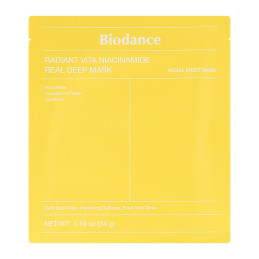 Biodance lakštinė veido kaukė 34g Radiant Vita Niacinamide